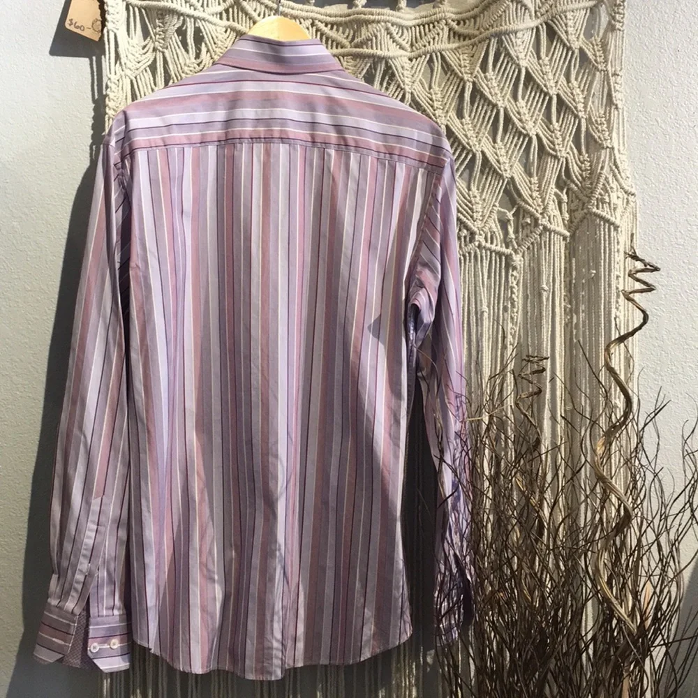 Men’s Dress Shirt NWT Bugatchi Size Large - Picture 2 of 6